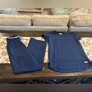 Navy Blue ReSurge Scrub Set